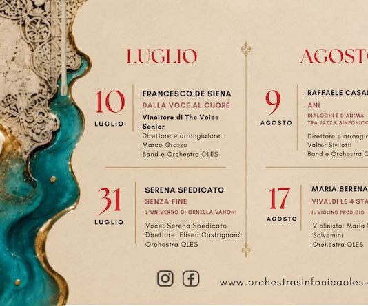 Stagione estiva della OLES: i prossimi concerti a Lecce