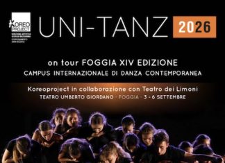 Uni-Tanz: dal 3 al 6 settembre 2026 a Foggia