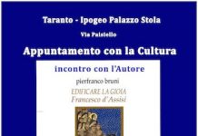 Taranto, all’Ipogeo Palazzo Stola un nuovo “Appuntamento con la Cultura”