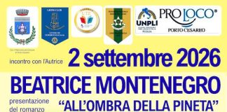 A Porto Cesareo Beatrice Montenegro presenta “All’ombra della pineta”