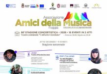 Stagione concertistica degli Amici della Musica di Foggia: dal 6 ottobre al 15 dicembre la 56esima edizione