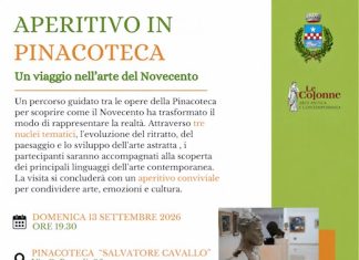 A San Michele Salentino il 13 settembre Aperitivo in Pinacoteca
