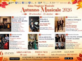 Torna a Barletta Autunno Musicale a cura di Cultura e Musica G. Curci ETS