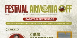 Castrignano del Capo, Concita De Gregorio e Omar Di Monopoli al Festival Armonia OFF