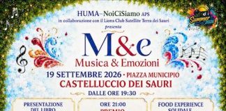 A Castelluccio dei Sauri il 19 settembre M&e — Musica & Emozioni