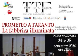 Taras Teatro Festival presenta “Prometeo a Taranto”