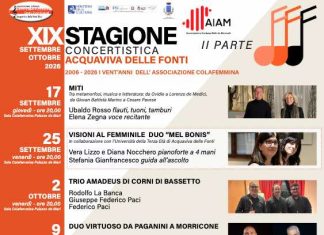 Acquaviva delle Fonti, Stagione Concertistica dell’Associazione Colafemmina