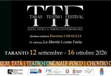 Taras Teatro Festival di Taranto: dal 12 settembre al 16 ottobre la quarta edizione
