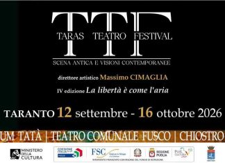 Taras Teatro Festival, domani Anna Ferruzzo e Massimo Wertmüller in “Omero, Iliade”
