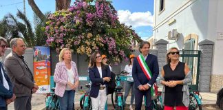 Terlizzi, inaugurata in Piazza Europa la ciclostazione del bike sharing STEP