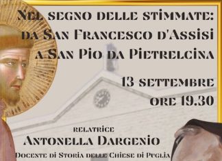 «Nel segno delle Stimmate: da San Francesco d’Assisi a San Pio da Pietrelcina»: l’incontro a Molfetta
