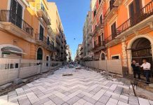 Bari, riqualificazione di via Manzoni: da domani modifiche alla viabilità