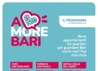 “A More Bari. Uno sguardo nuovo sulla città”: dall’11 ottobre tre itinerari esperienziali