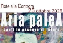 Aria Palea con “Canti in assenza di futuro” a Corigliano d’Otranto