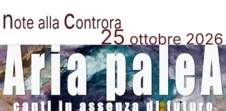 Aria Palea con “Canti in assenza di futuro” a Corigliano d’Otranto