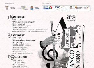 “ArmoniE in Bianco & Nero 2026”, al via la 12esima edizione a Taranto