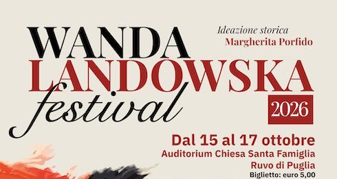 Torna a Ruvo di Puglia il Wanda Landowska Festival