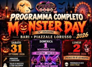 Monster Day, la festa di Halloween nel Municipio II di Bari