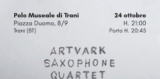 Artvark Saxophone Quartet in concerto a Trani