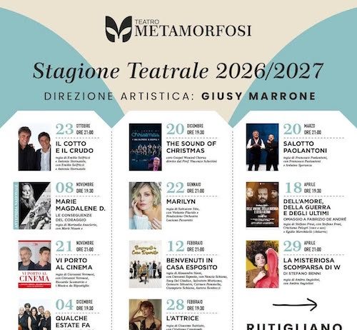 Teatro Metamorfosi di Rutigliano: al via la seconda stagione