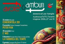 Al via domani a Taranto «favole&TAmburi» con «Cenerentola 301»