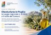 Oleoturismo in Puglia, domani a Bari incontro con i Comuni sulla Legge regionale n. 9/2025