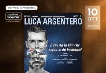 Luca Argentero in “È questa la vita che sognavo da bambino?” oggi a Bitritto