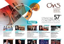 Lecce, Leonardo Colafelice inaugura la 57esima Stagione della Camerata Musicale Salentina