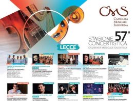 Lecce, Leonardo Colafelice inaugura la 57esima Stagione della Camerata Musicale Salentina